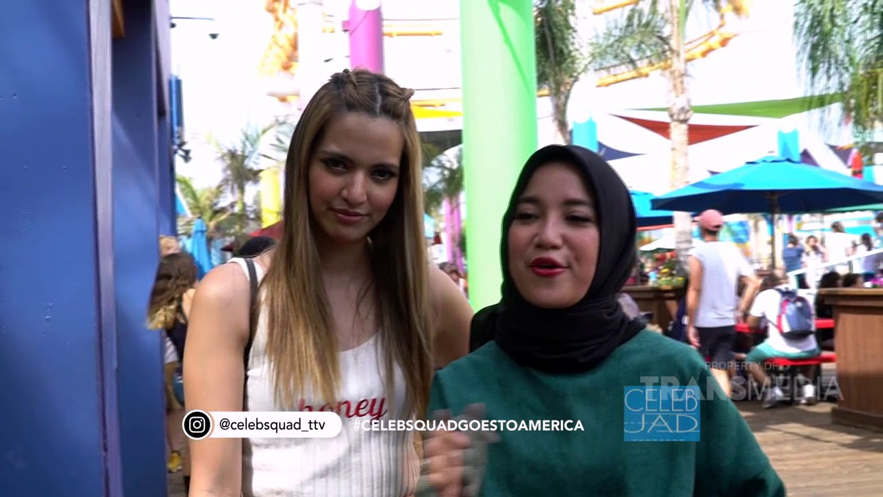 CELEB SQUAD - Jalan-Jalan Bareng Nia dan Chacha ke Pacific Park Santa Monica Pier (13/4/19) Part 1