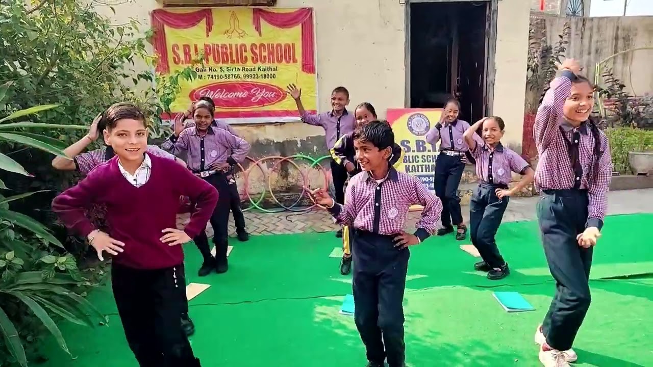 Exam time Funny Activity at SBI PUBLIC school 