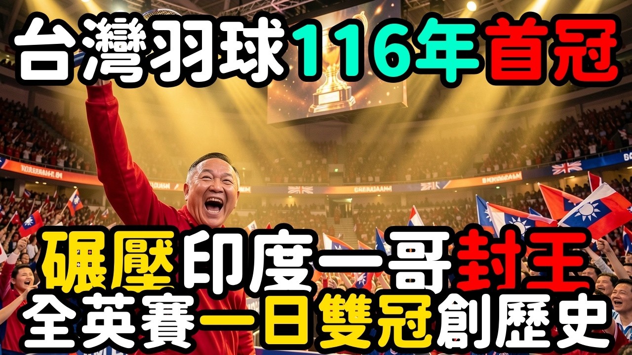 116年首人！林俊易碾壓印度一哥；全英賽台灣一日雙冠震撼羽壇 | 馬一峰