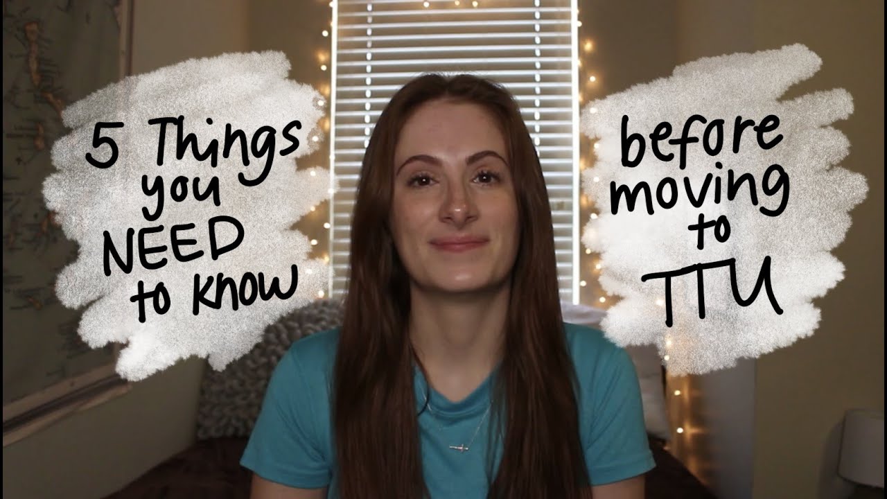 5 Things you NEED to know | Texas Tech University
