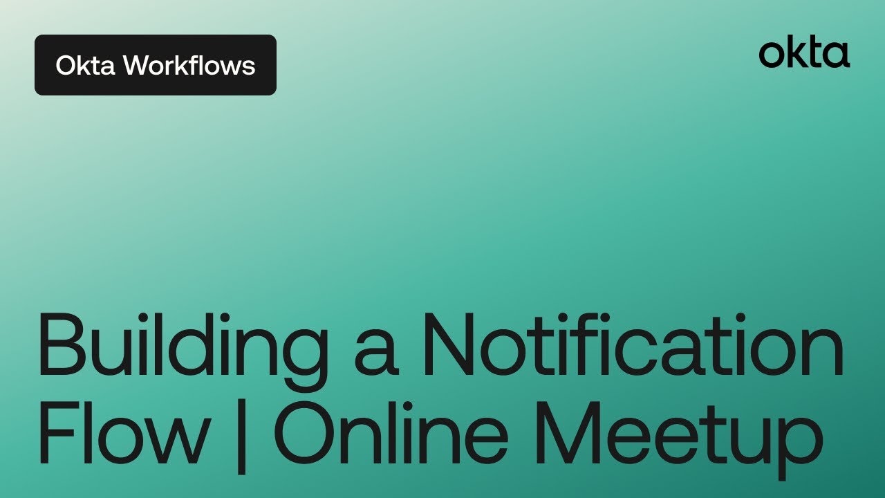Building a Notification Flow | Workflows Online Meetup