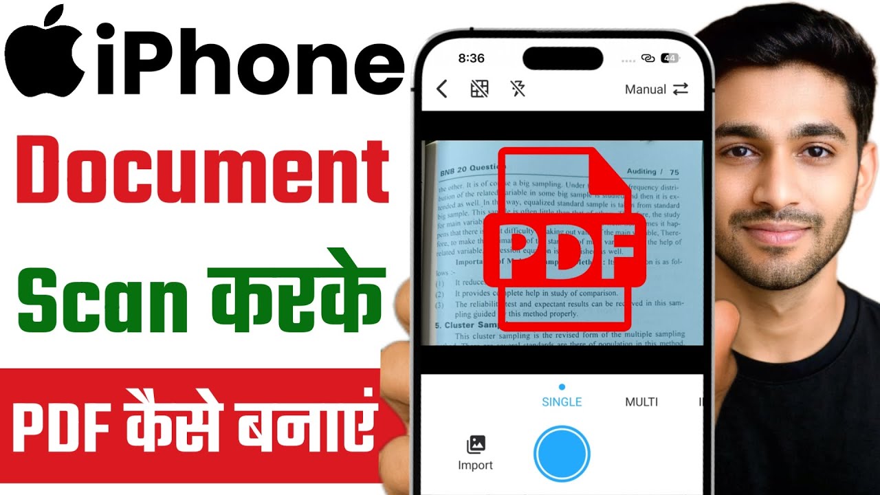 iPhone me document scan karke pdf kaise banaye | how to make pdf in iphone