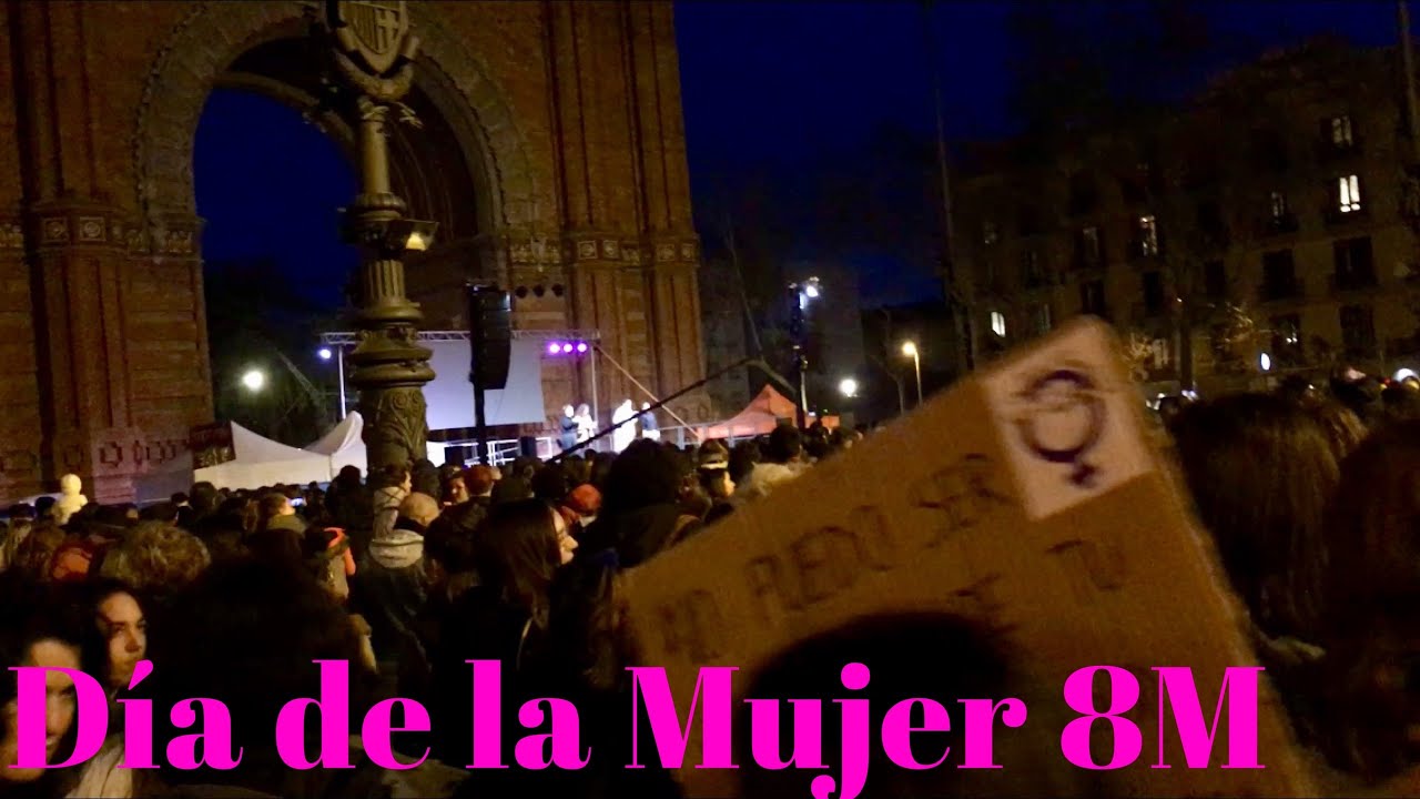 Manifestaci&oacute;n en Barcelona el motivo 8M - Women&rsquo;s Day Rally