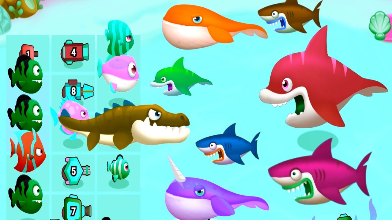 Monster Fish Merge War : Merge Fish Plants Battle , New Episode, Master Game