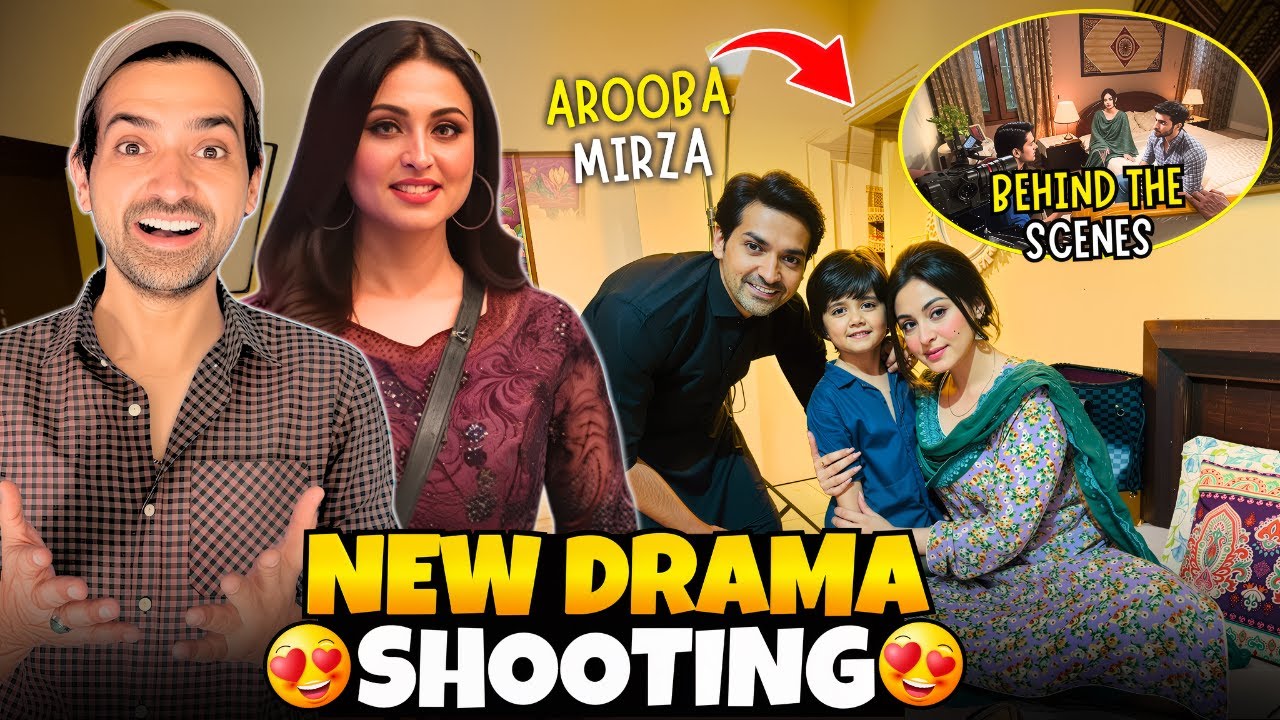 New Drama Mil Gaya 😍 With Arooba Mirza | Behind the Scenes | Ahmer Hussain