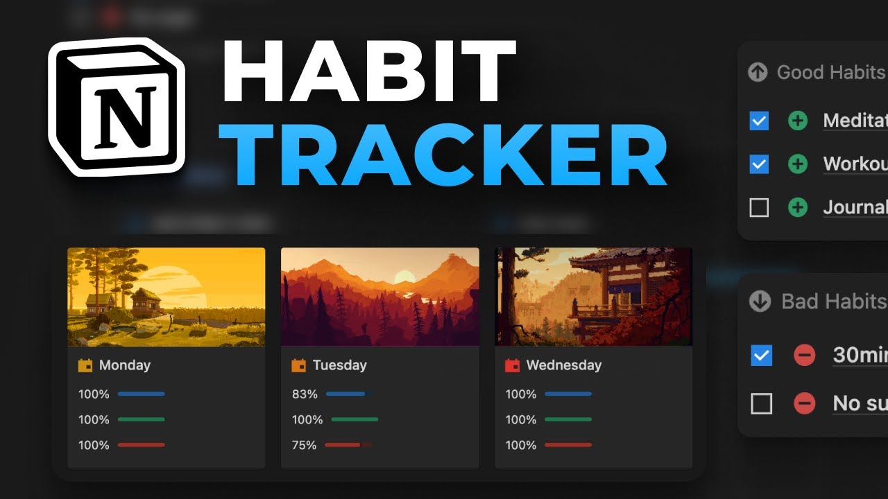 How to Build the Ultimate Notion Habit Tracker for 2025