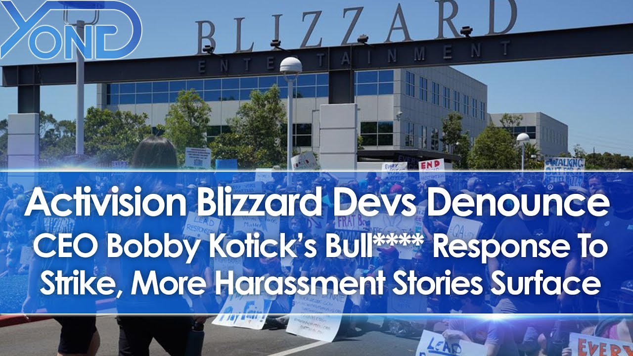 Activision Blizzard Devs Denounce CEO Bobby Kotick's BS Response To Strike + New Harassment Stories