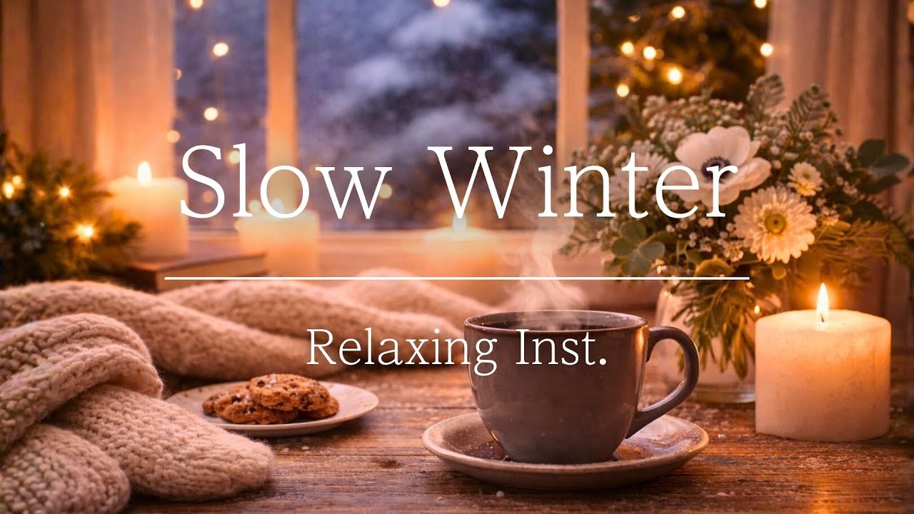 Slow Winter ｜ Relaxing Piano & Guitar for Study, Work & Cozy Time