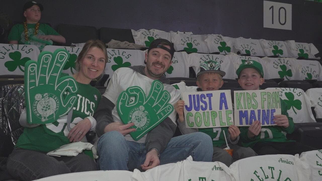 Mainers pack TD Garden to see Cooper Flagg