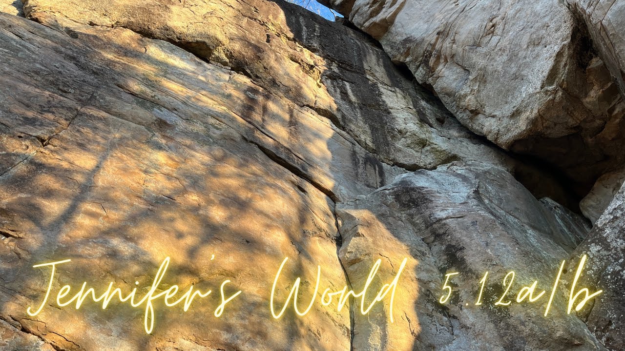 Trad Climbing My First 5.12! (Jeniffer's World 5.12a/b)