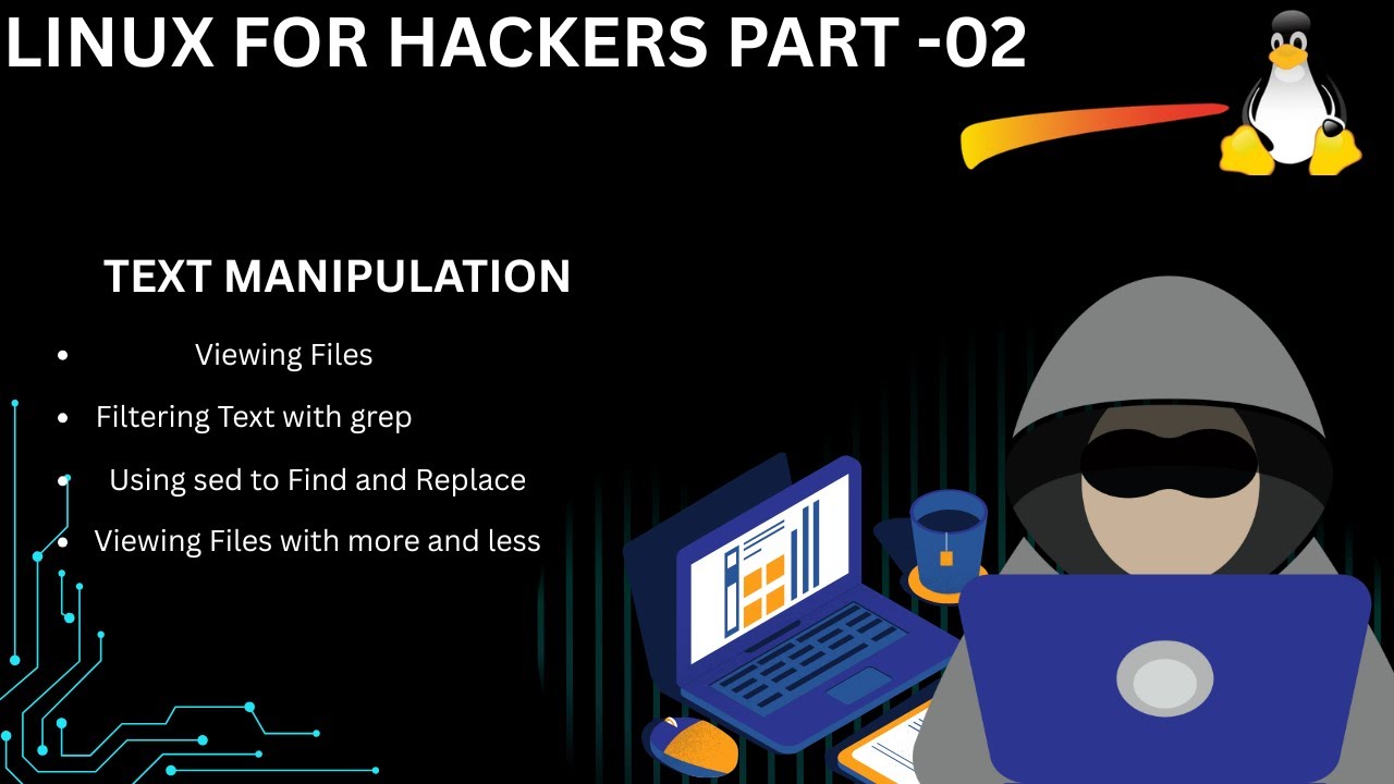 Linux Text Manipulation Crash Course | grep, sed, head, tail