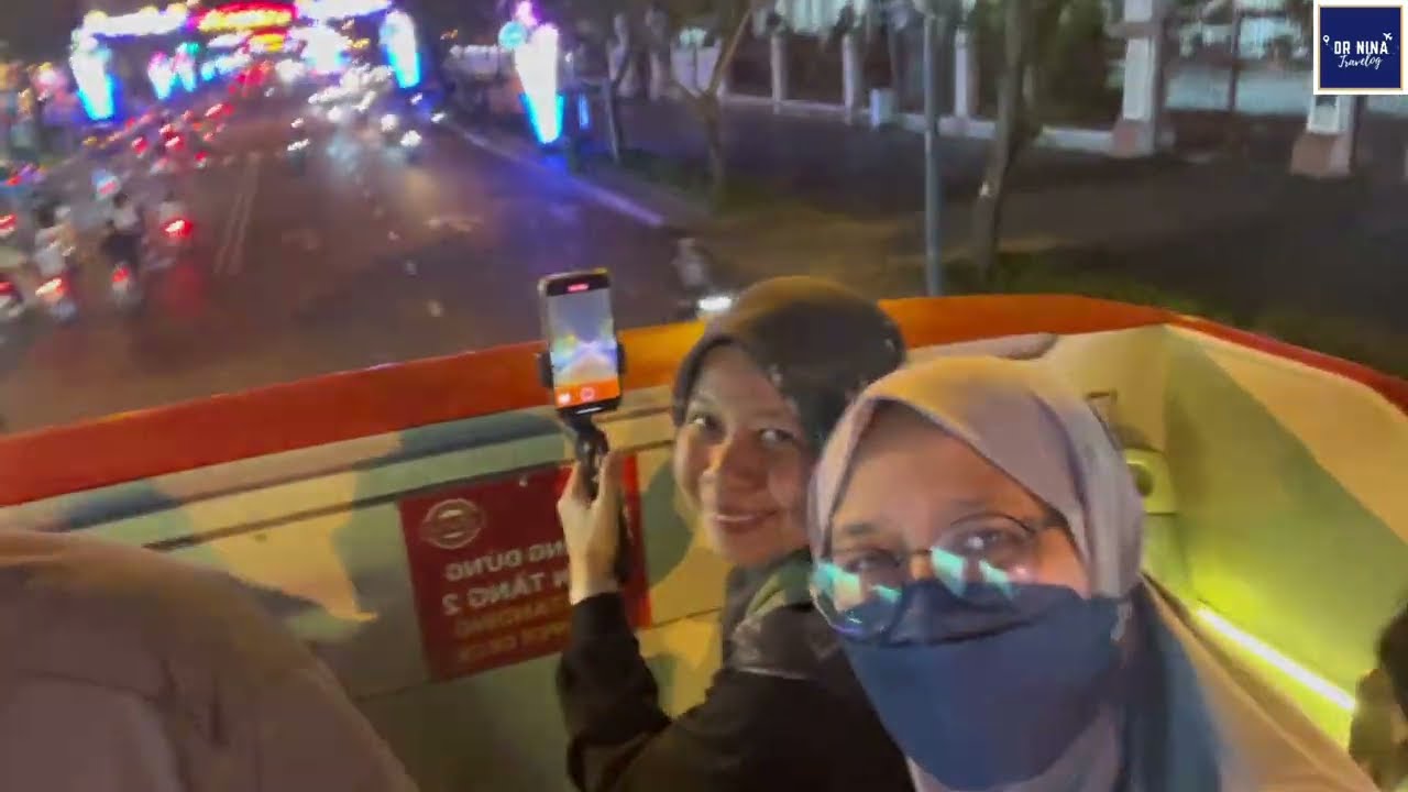 Travelog 87: [HD] From Malaysia street to Ho Chi Minh | hop-on hop-off sightseeing tour bus Vietnam