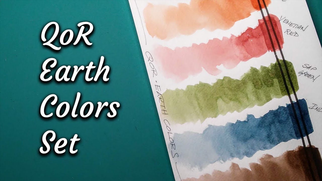 QoR Earth Colors Set (Watercolor)