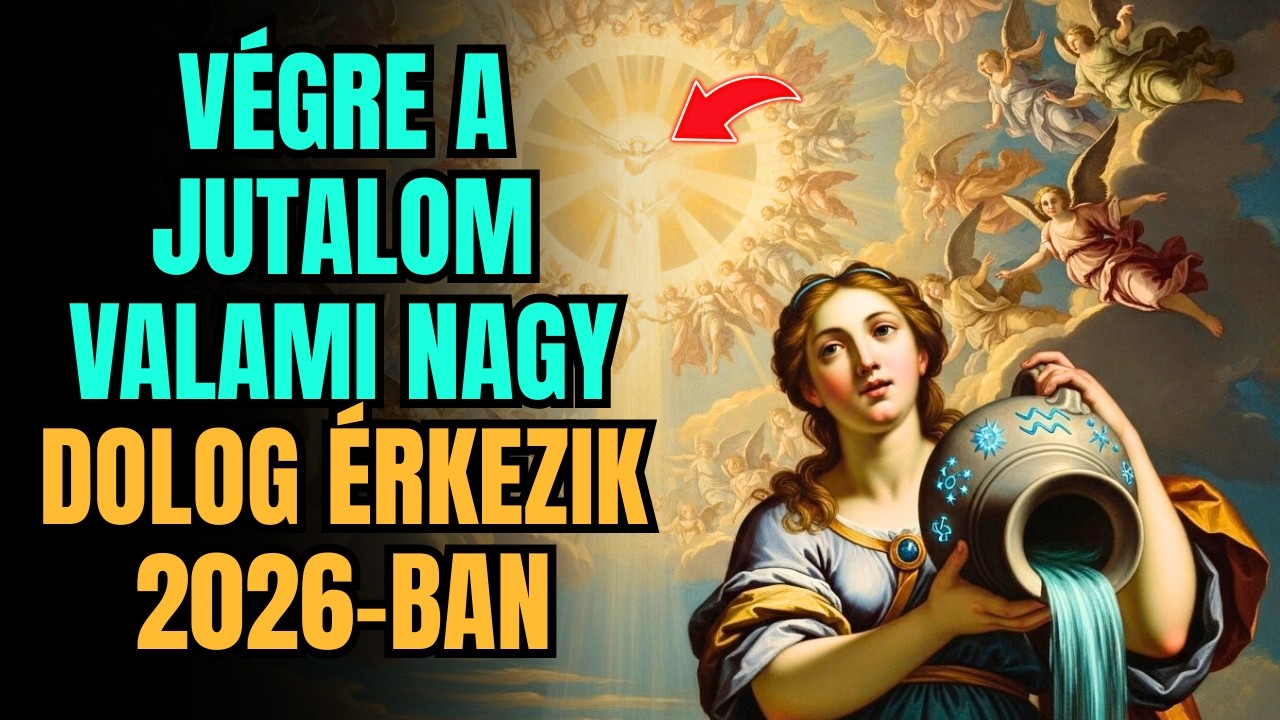 Vízöntő 2026: Közeledik a jutalom – Mit készítettek elő az angyalok az életed számára?