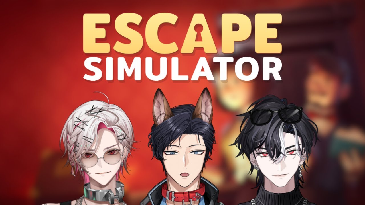 【Escape Simulator】We're helping the prisoner escape ?? w/ Lucien, Liron【FIRST STAGE PRODUCTION EN】