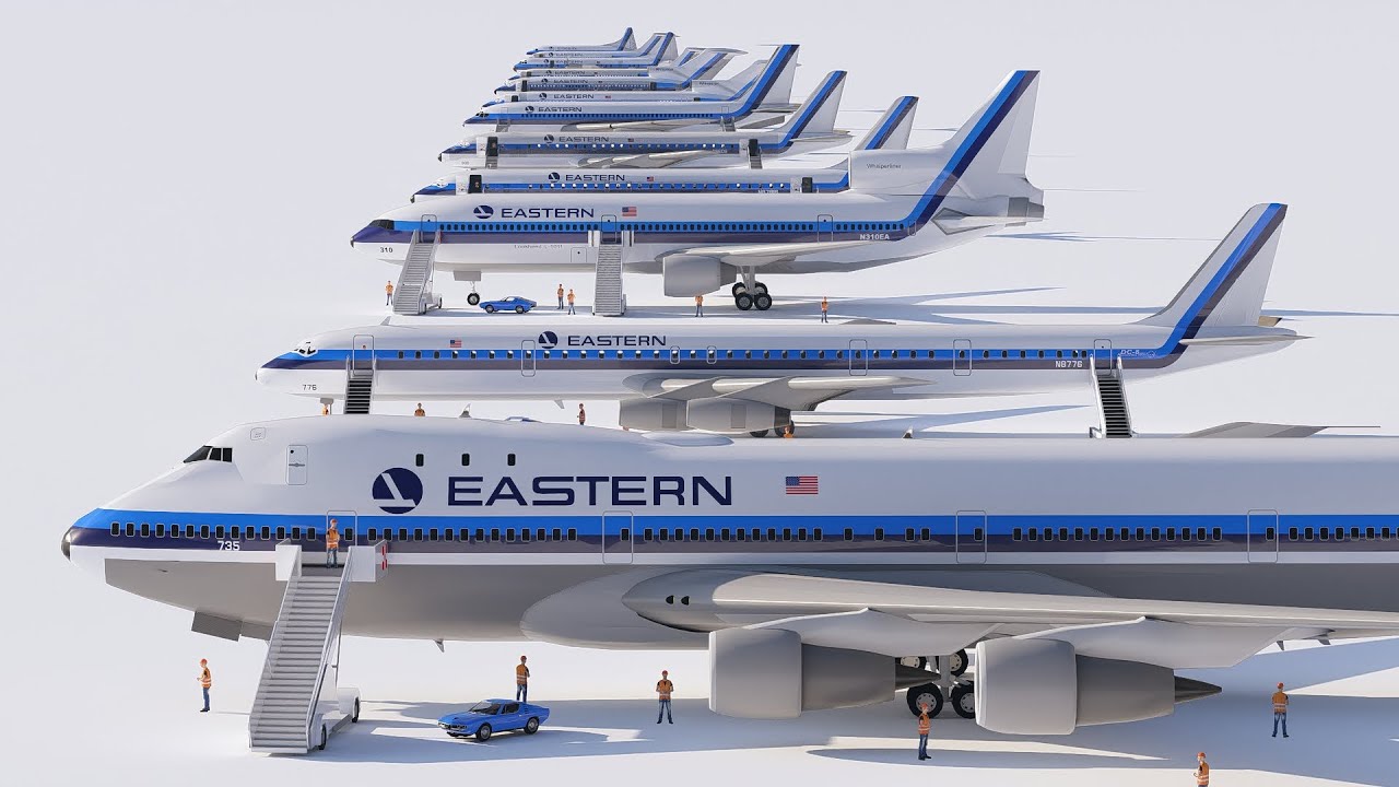 Eastern Air Lines 1970's Fleet Showcase