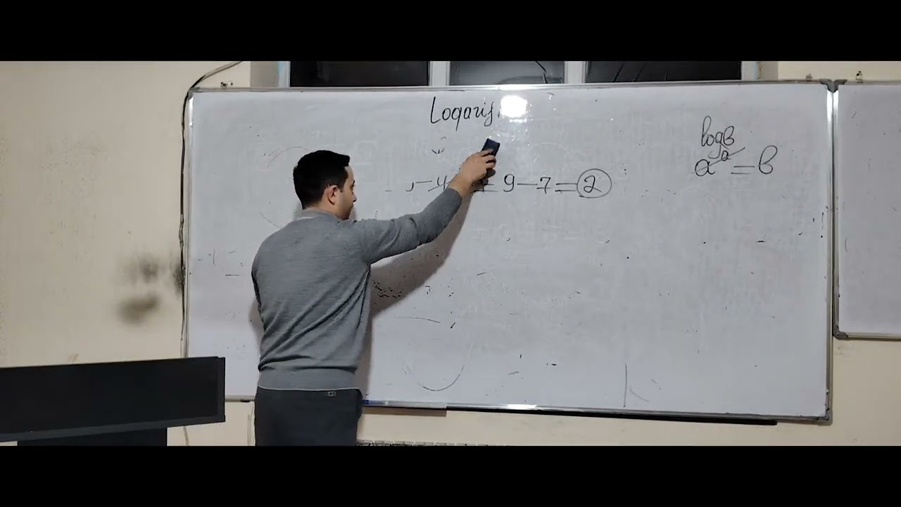 LOQARİFMA:  İMTAHAN TİPLİ SUALLAR
