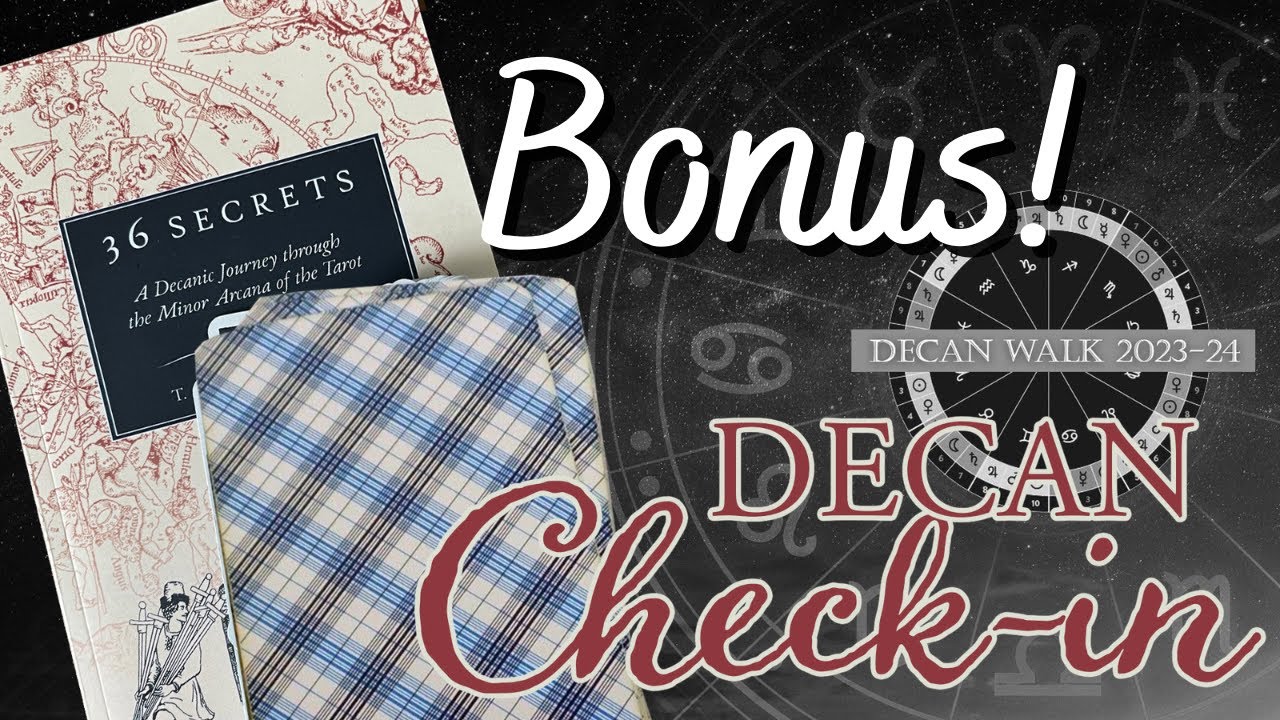 Do the great work-book with me! Astrology & Tarot activities. #decanwalk2023