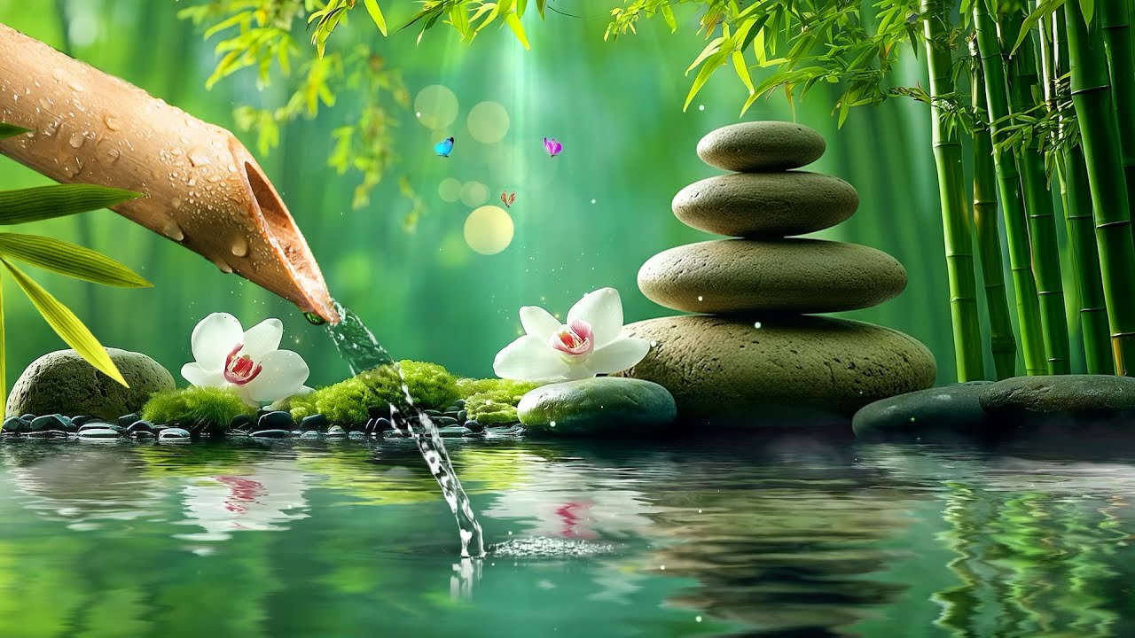 3 Hours Soothing Relaxation Music - Calming Piano & Water Sounds, Relaxation, Meditation & Sleep