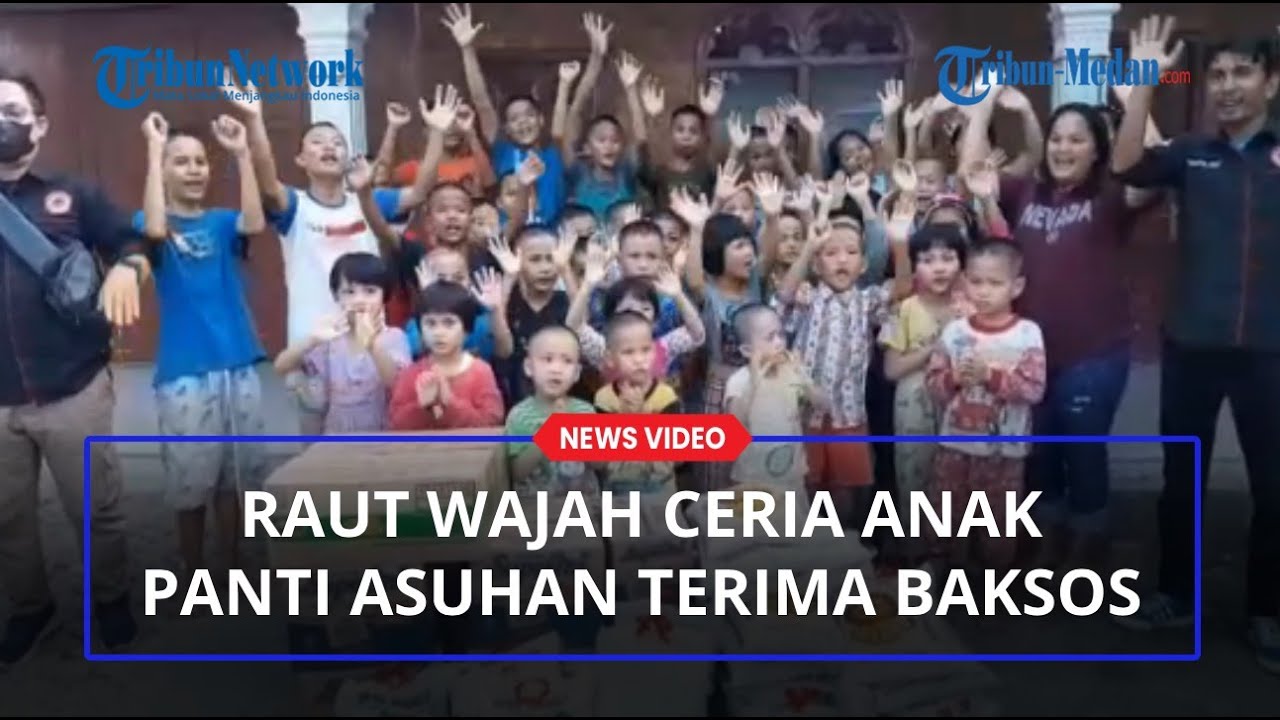 Raut Wajah Ceria Anak Panti Asuhan Terima Baksos Dari Kejari Medan dan Forwakum Sumut