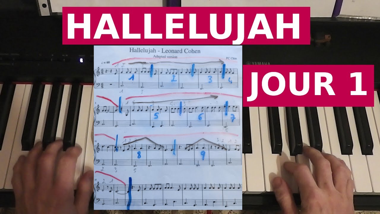 9 jours pour apprendre Hallelujah de Leonard Cohen | JOUR 1 | Mesure 1 à 3