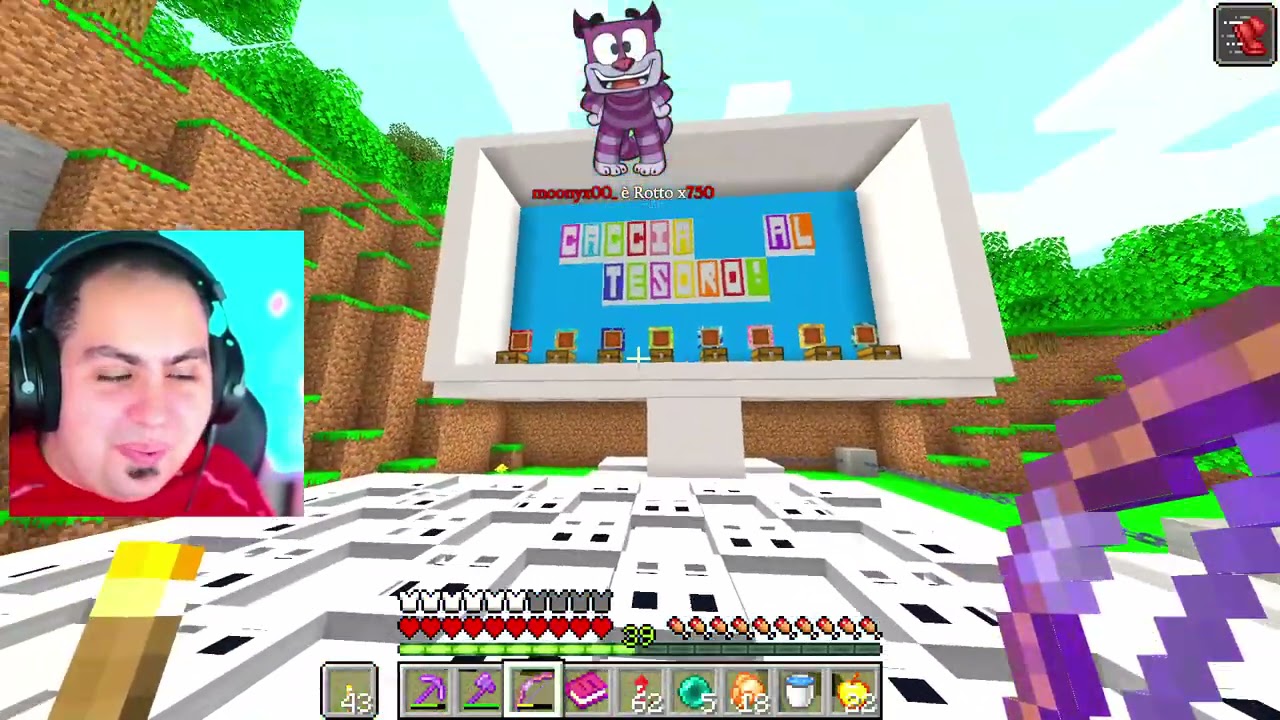 LYON LIVE MINECRAFT COMPLETA: LA CACCIA AL TESORO DEL MISTERO DI ANNA!!