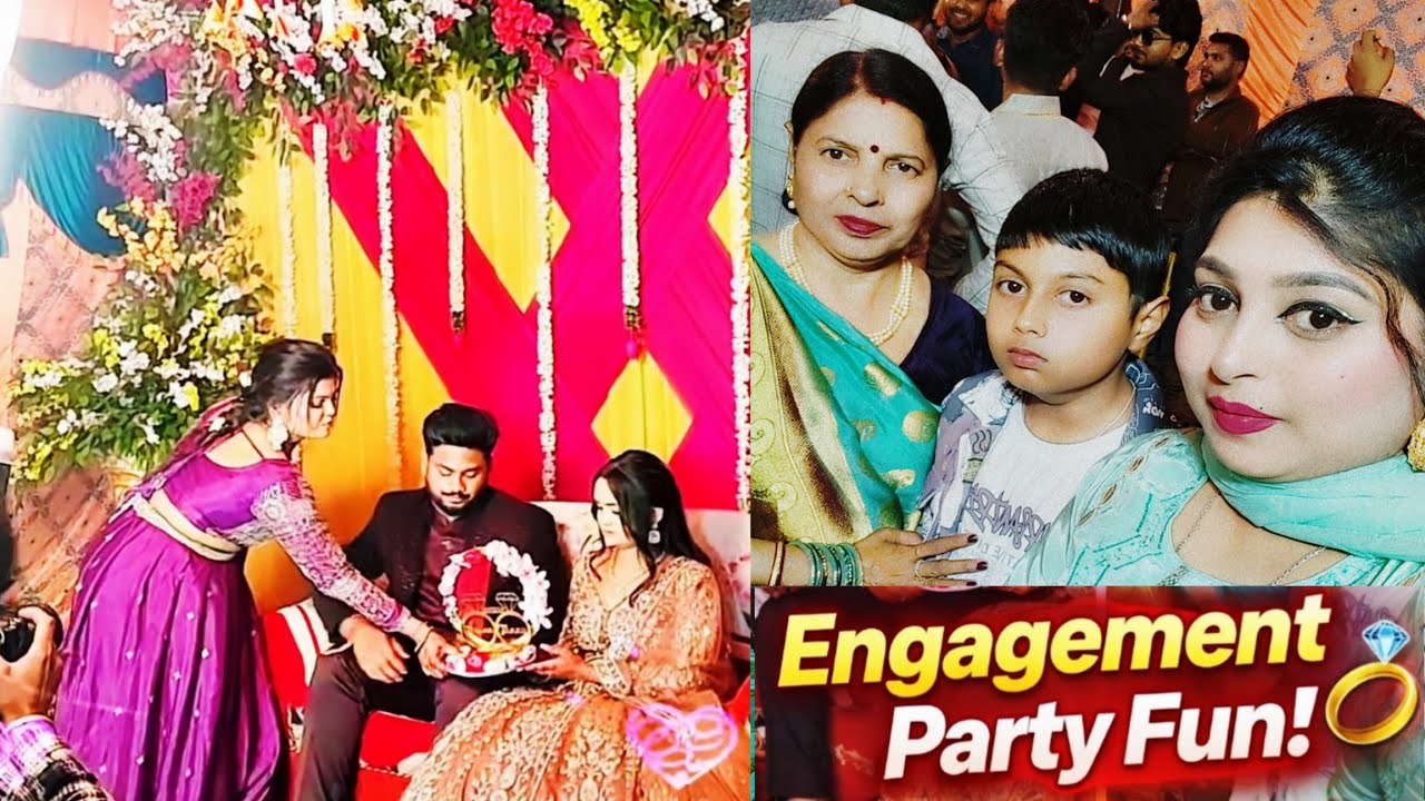 Hum Sab Engagement 💍 Party Me Gye💃Full Celebration ! Ring Ceremony 💎A New Beginning ✨| Swati vlogs |