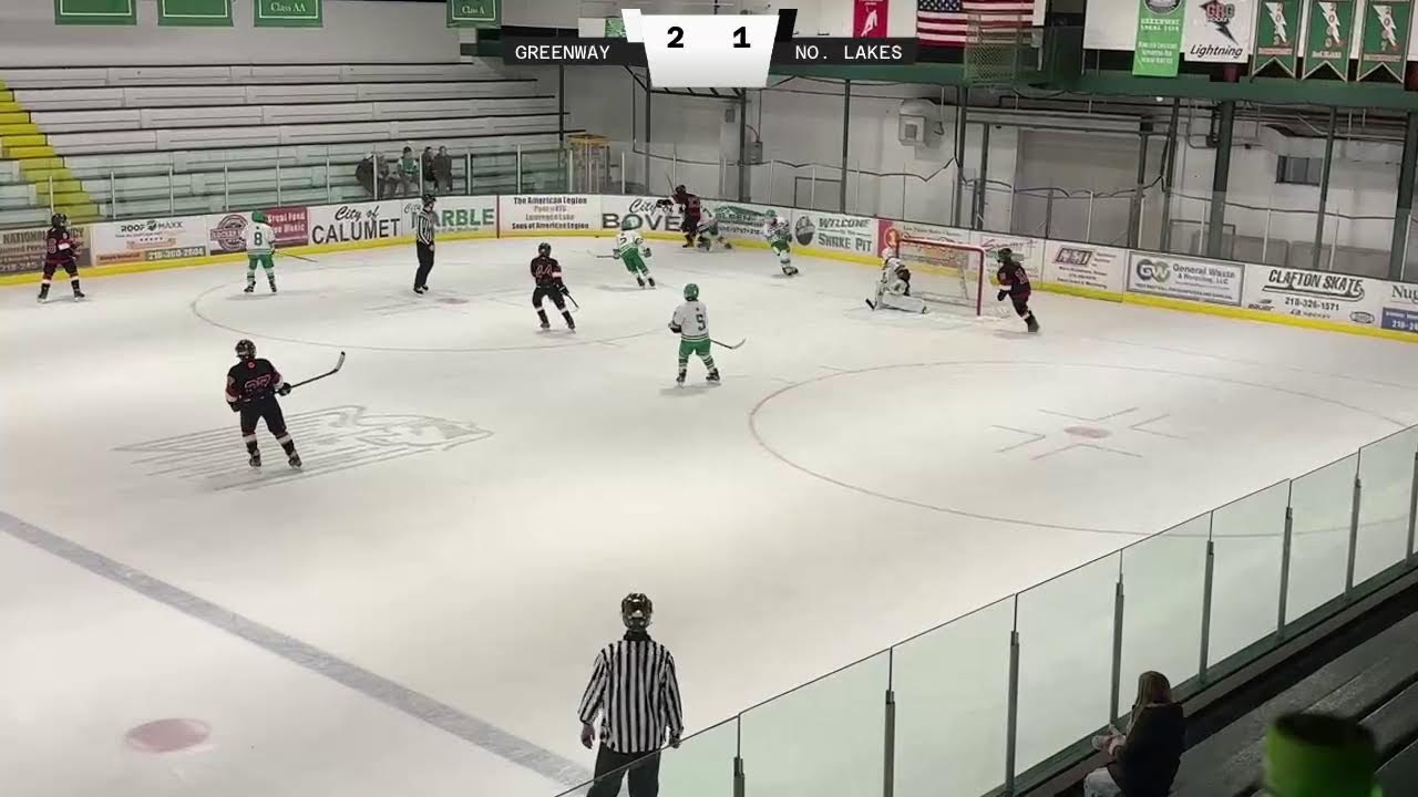 25-26 Peewee A vs Northern Lakes 1st and 2nd Period