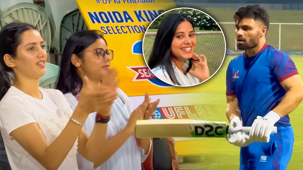 Rinku ko Cheer karne sab Aaye Stadium ❤️ Priya Bhabhi Sharma gayi