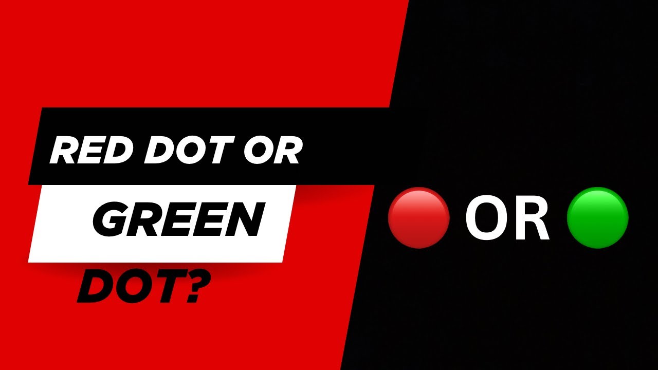 Red or Green Dot? Vortex Defender XL Green Dot