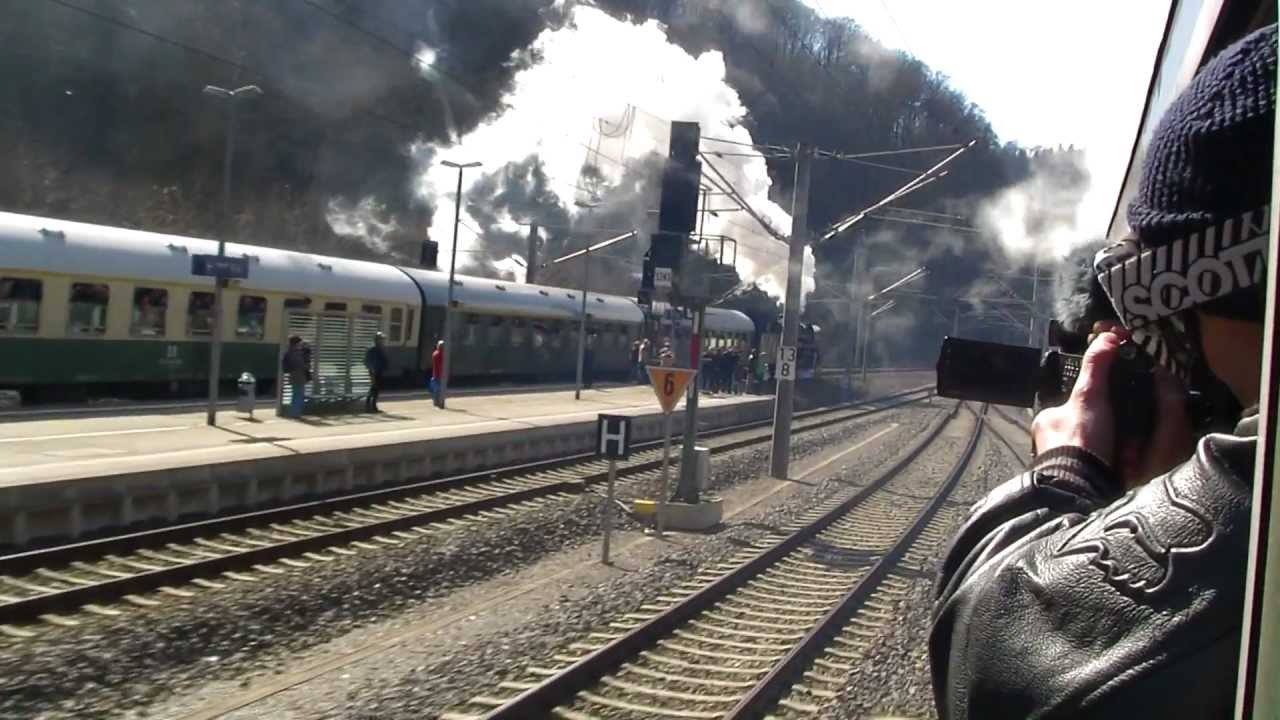 Mit 18 201 und 03 1010 über die Tharandter Rampe