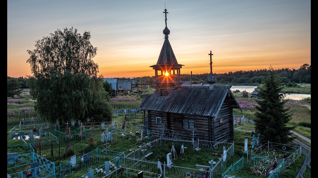 Деревня Пяльма и древняя часовня Илии Пророка (XVIII в.)