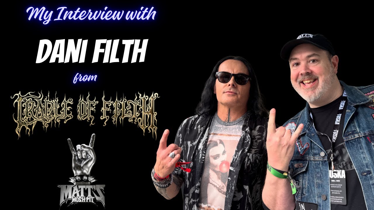 Моё интервью с Дэни Филтом из Cradle of Filth на Tuska 2025