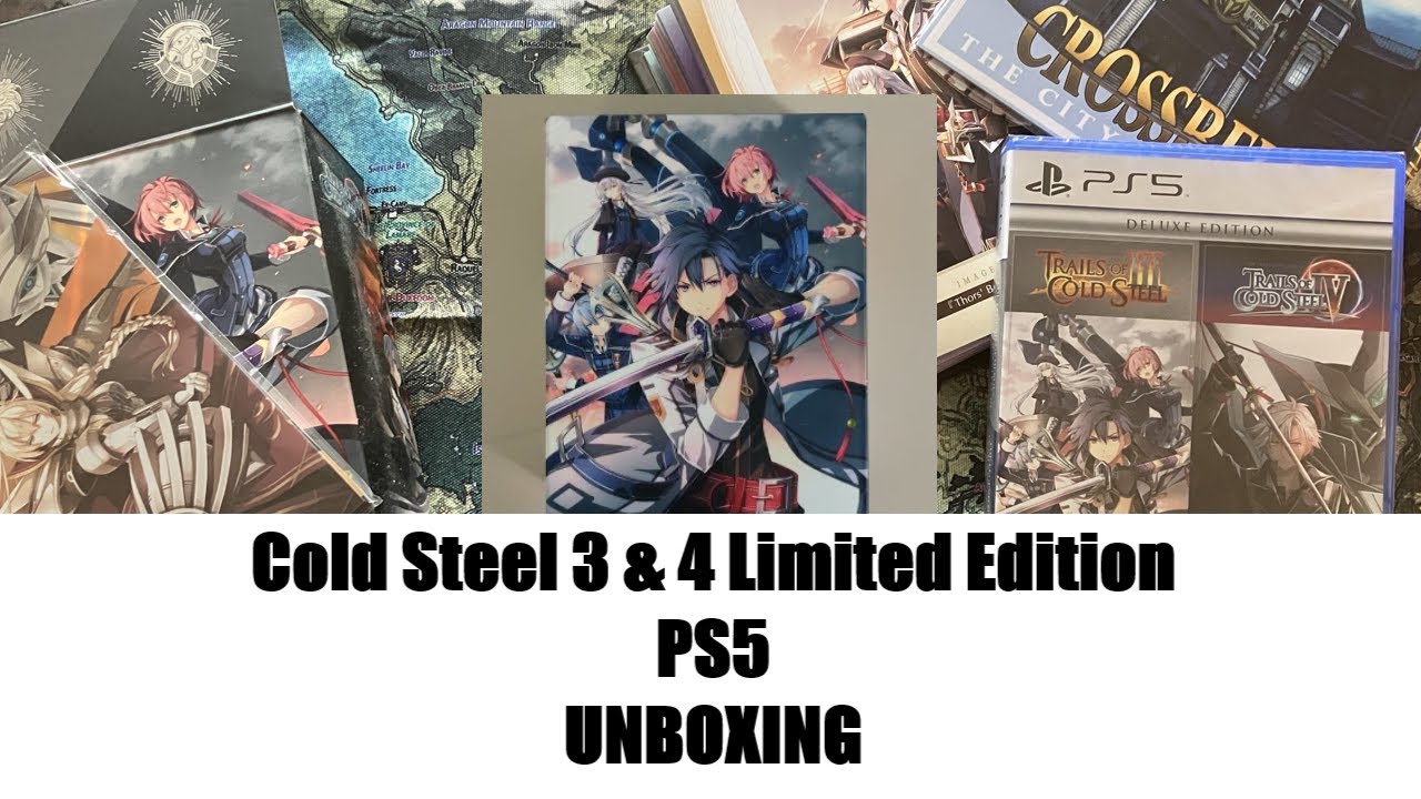 The Legend of Heroes: Trails of Cold Steel III & IV Limited Edition (PS5) Unboxing