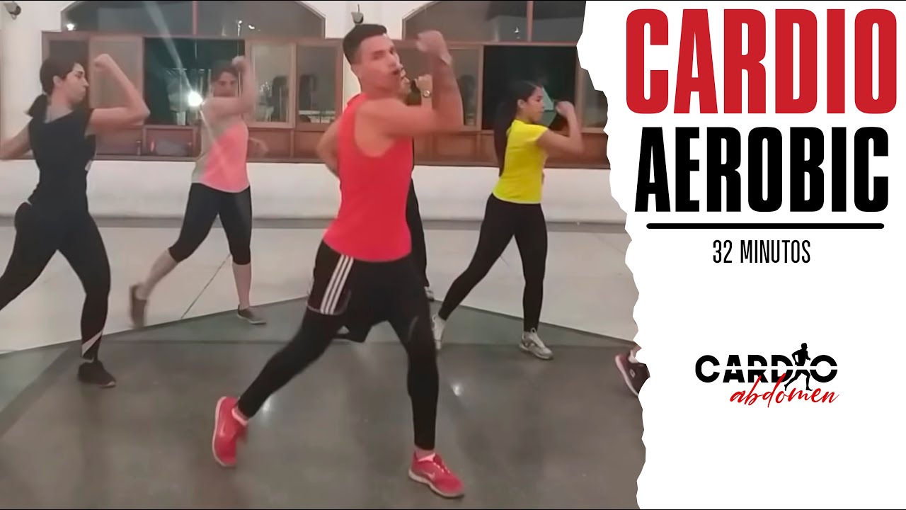 Rutina de AERÓBIC para ADELGAZAR EN CASA |Bajo Impacto|.