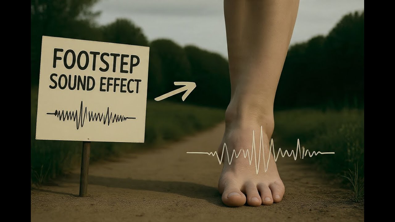 Footstep Sound Effects Compilation &ndash; Barefoot, Boots & Heels on Gravel, Wood & Tile #soundeffects