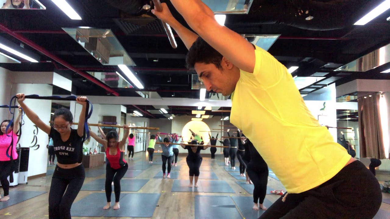 30 Minutes Stick  yoga with Master Ajay in Jai yoga