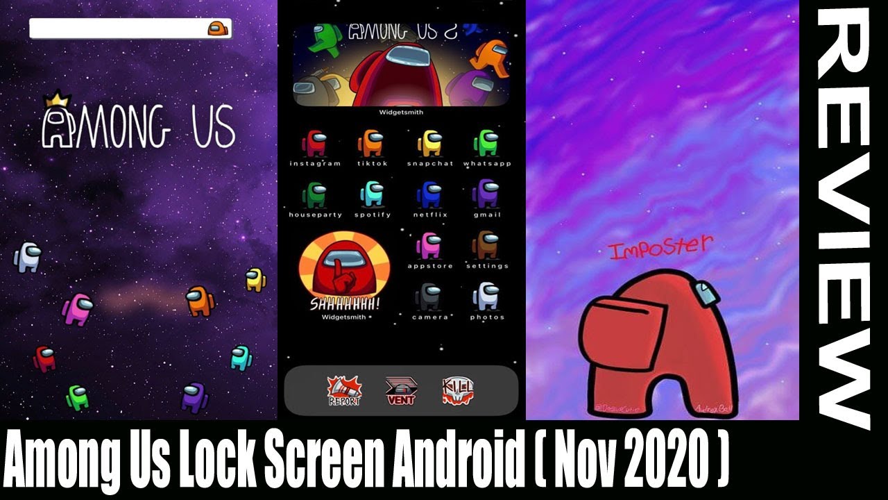 Among Us Lock Screen Android ( Nov) Among Us fan? - Watch The Video For Exciting Screensavers !