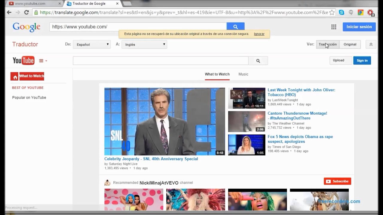 Como poder ver Youtube si esta bloqueado en tu trabajo?