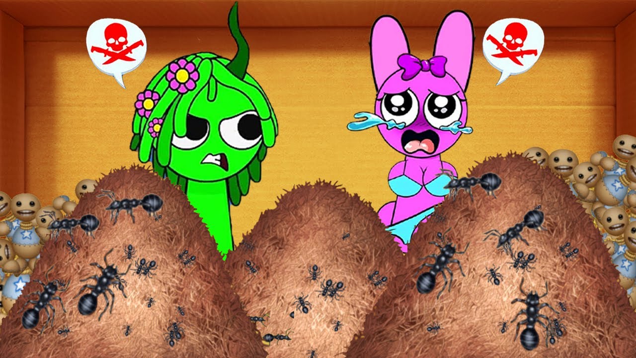 THE ANTHILL vs GREEN SPRUNKI & PINKI SPRUNKI & The Buddy | SPRUNKI JOINED KICK THE BUDDY