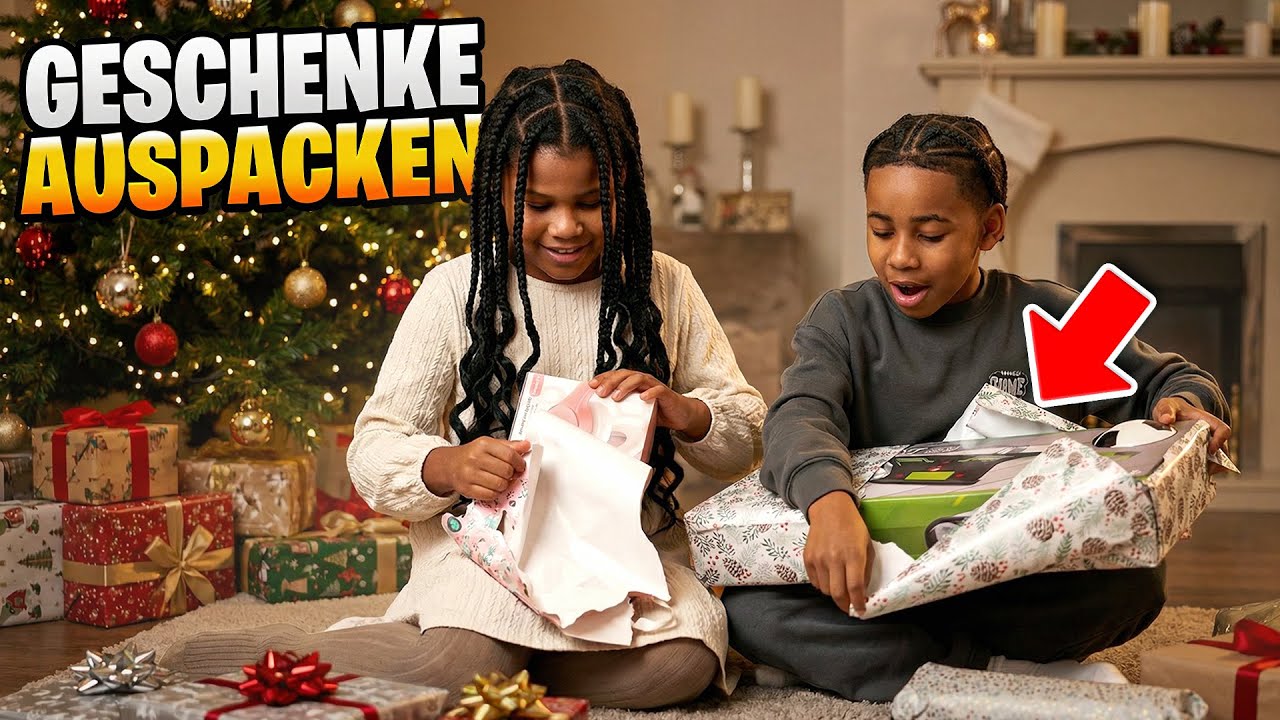 Weihnachtsgeschenke mit der Familie auspacken 🎄🎁