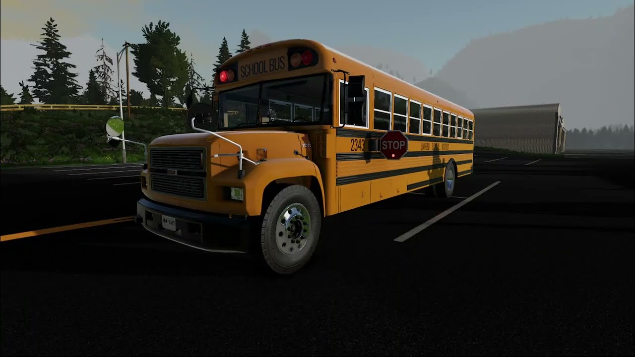 Morning Route With Then New Gavril MD School Bus