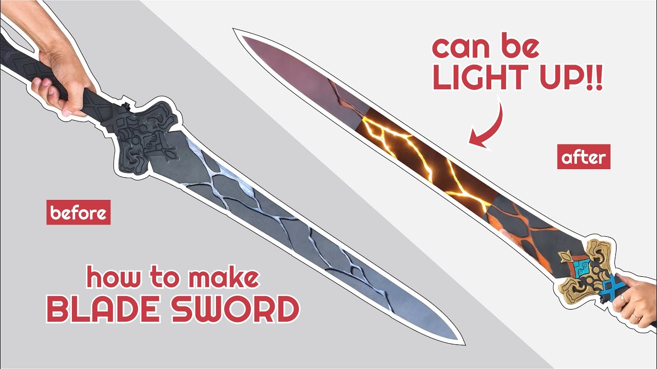 Making BLADE SWORD from HONKAI STAR RAIL that LIGHT UP!!