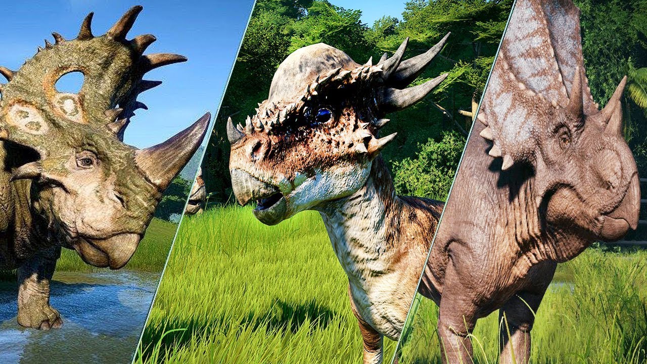 ALL HERBIVORE DINOSAURS - Jurassic World Evolution