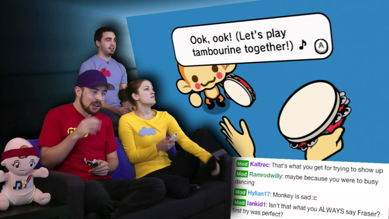 That Monkey Loves His Tambourine!  - Rhythm Heaven Fever is AWESOME! - Part 5