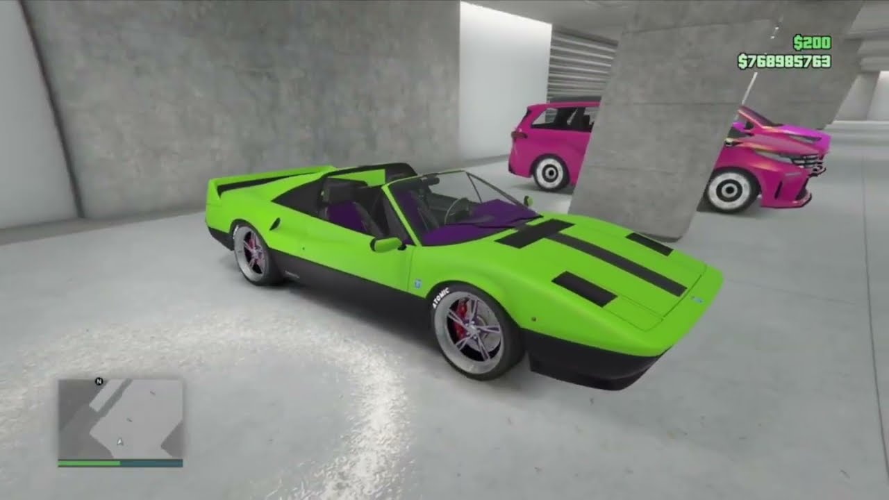 ADDED CARS ON MY MAIN ACCOUNT WITH A FEW CARS MOVED AROUND GTA5