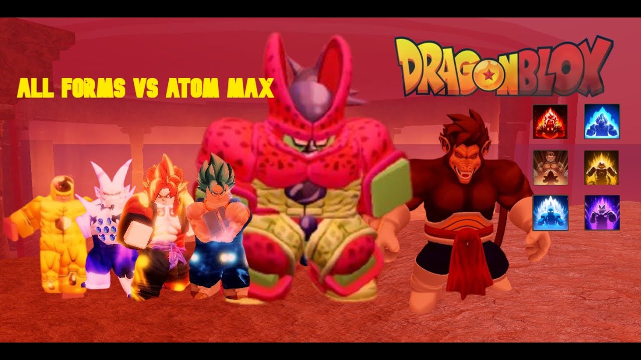 All Forms VS Atom Max in Dragon Blox