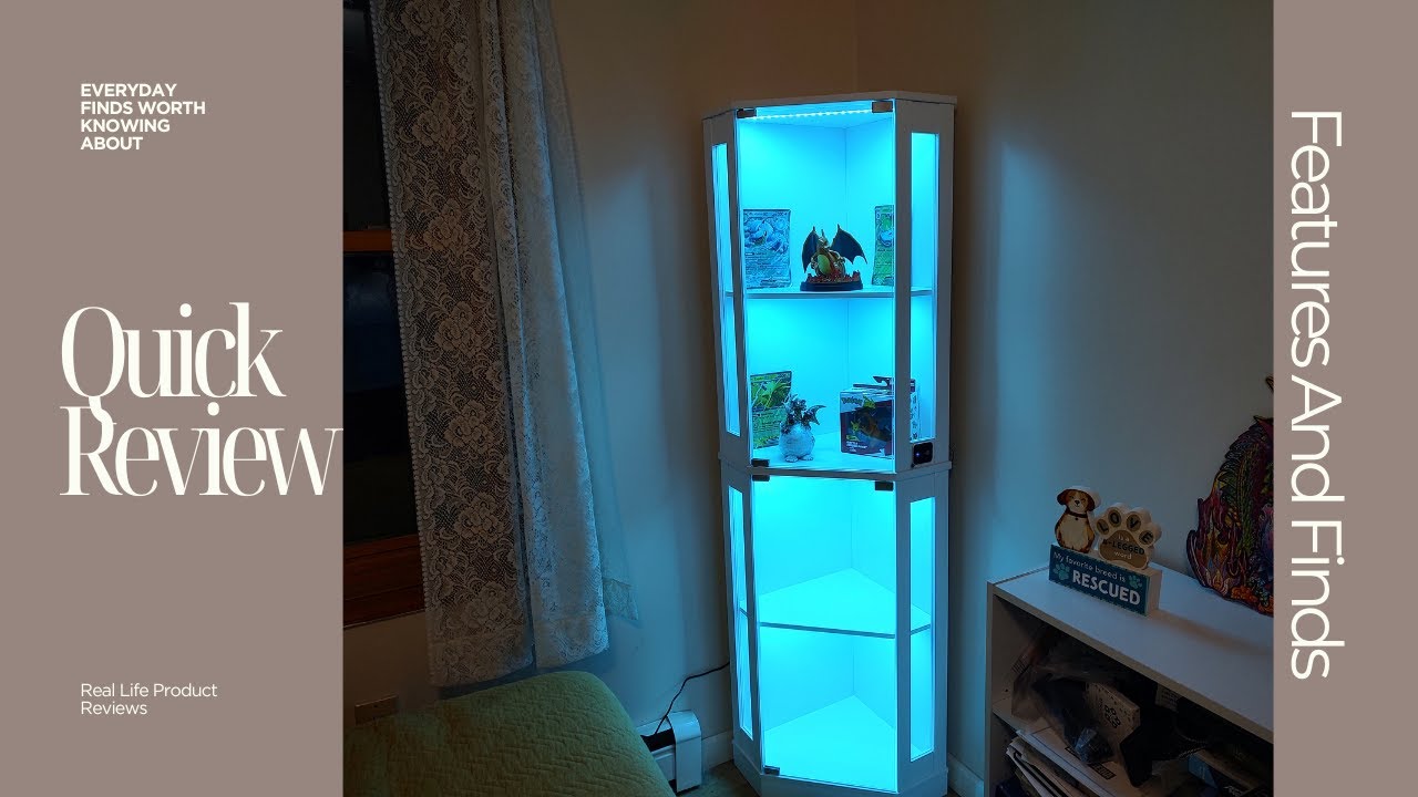 Quick Review Of Corner Glass Display Cabinet LED Lights