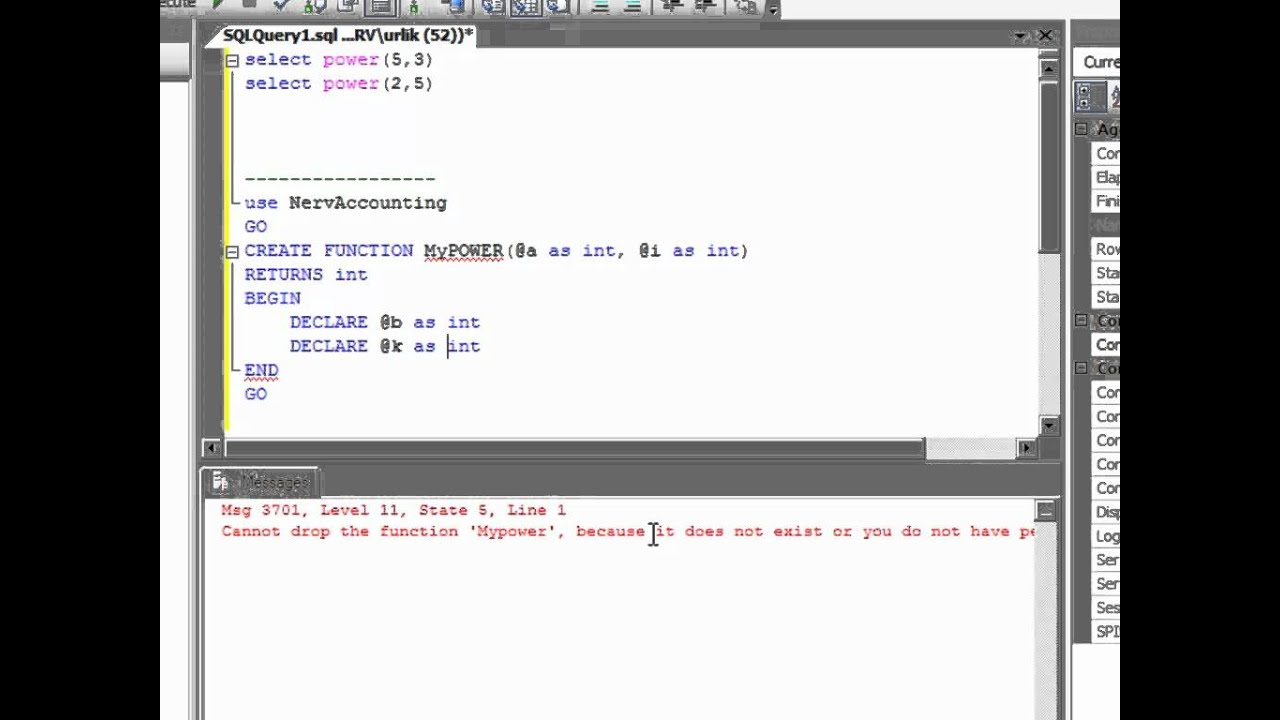 Функция POWER в SQL Server 2008 R2