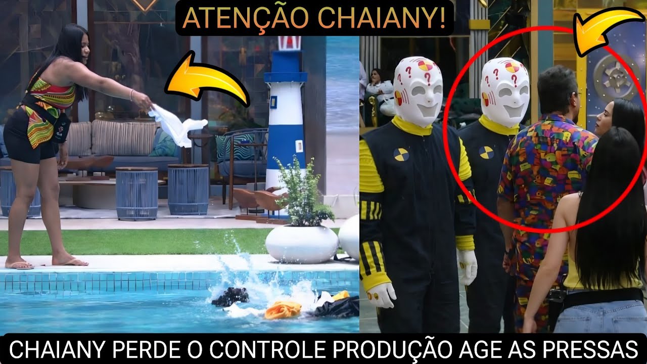 BBB 26: C&Atilde;OS NO BBB! PRODU&Ccedil;&Atilde;O INTERV&Eacute;M CHAIANY AVAN&Ccedil;A EM JORDANA E ROUPAS DE JORDANA VAI PARAR NA...